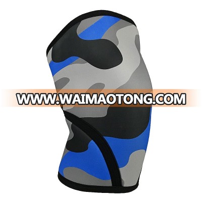 HYL-7918C Compression camo crossfit knee support