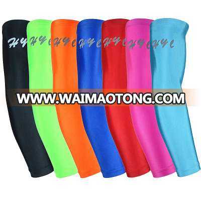 HYL-HB-001 Custom Printed Outdoor Sports Safety elastic arm sleeve basketball