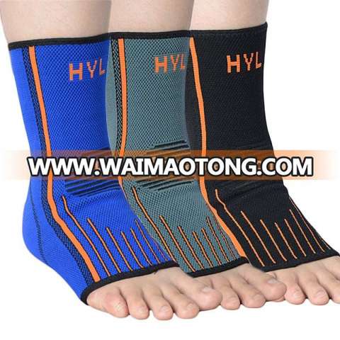 Compression knitted foot sleeve sports nylon Ankle Support